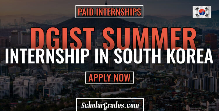 DGIST Summer Internship